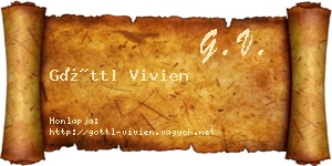 Göttl Vivien névjegykártya